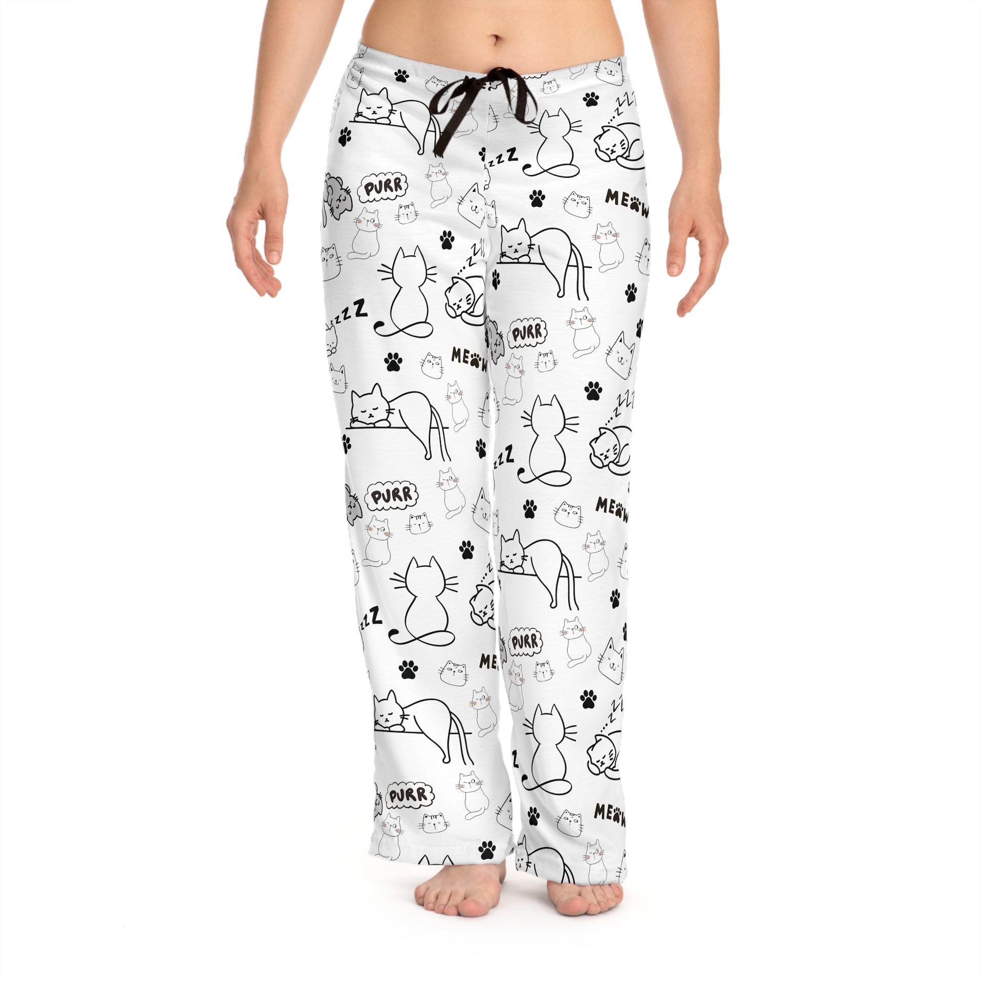 Pajama Pants - Women's Cat Lover