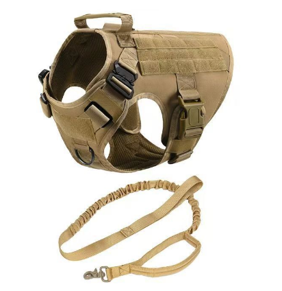 Pet Accessories - Military Dog Tactical Harness Set