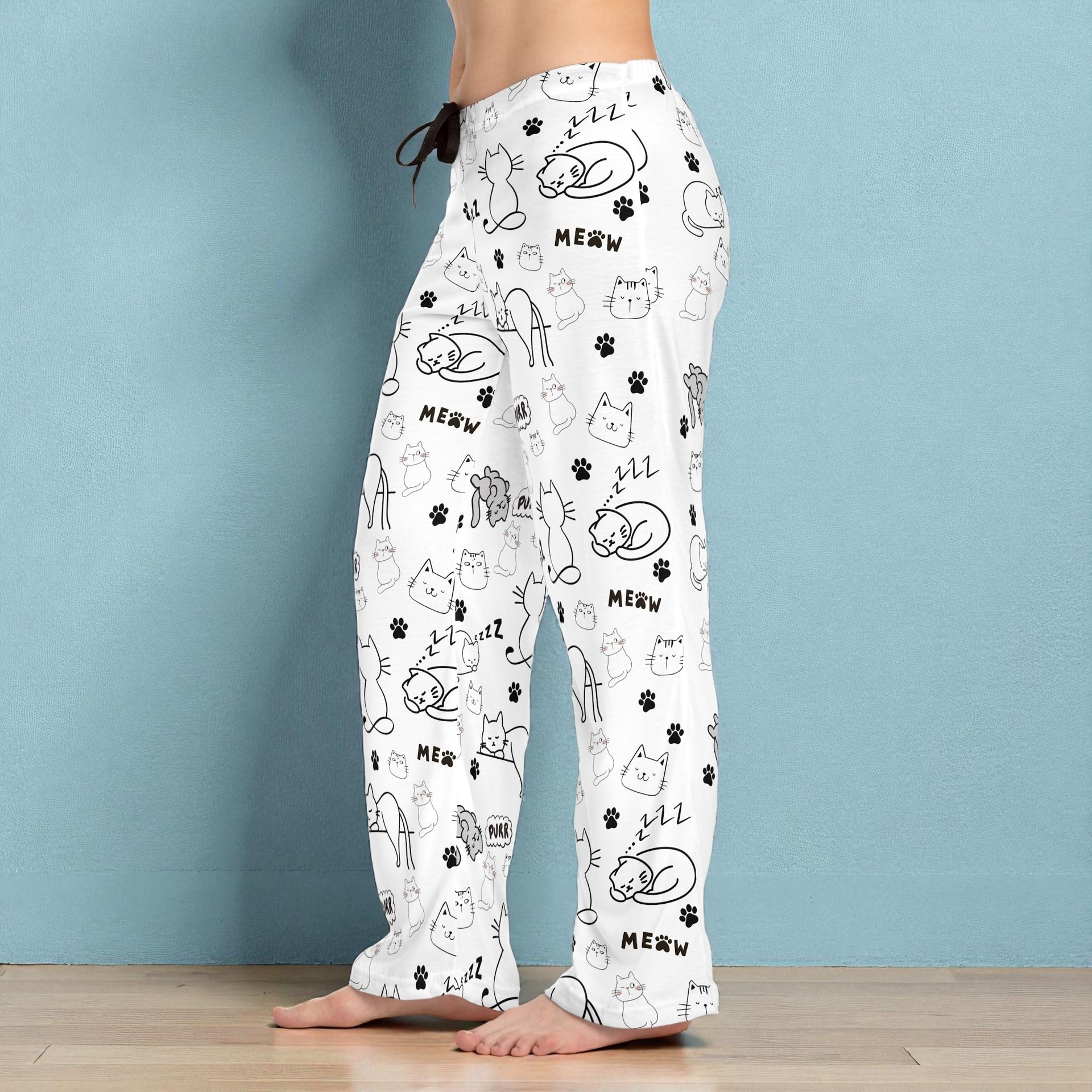 Pajama Pants - Women's Cat Lover