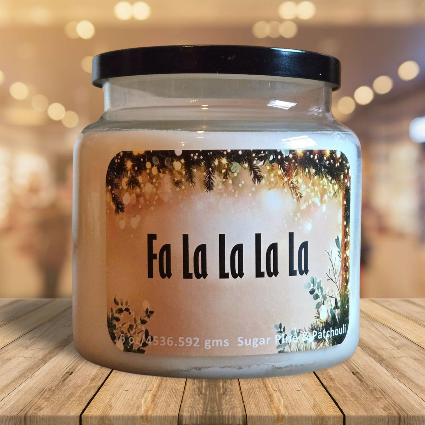 Holiday Themed Scented Candles - Fa La La La
