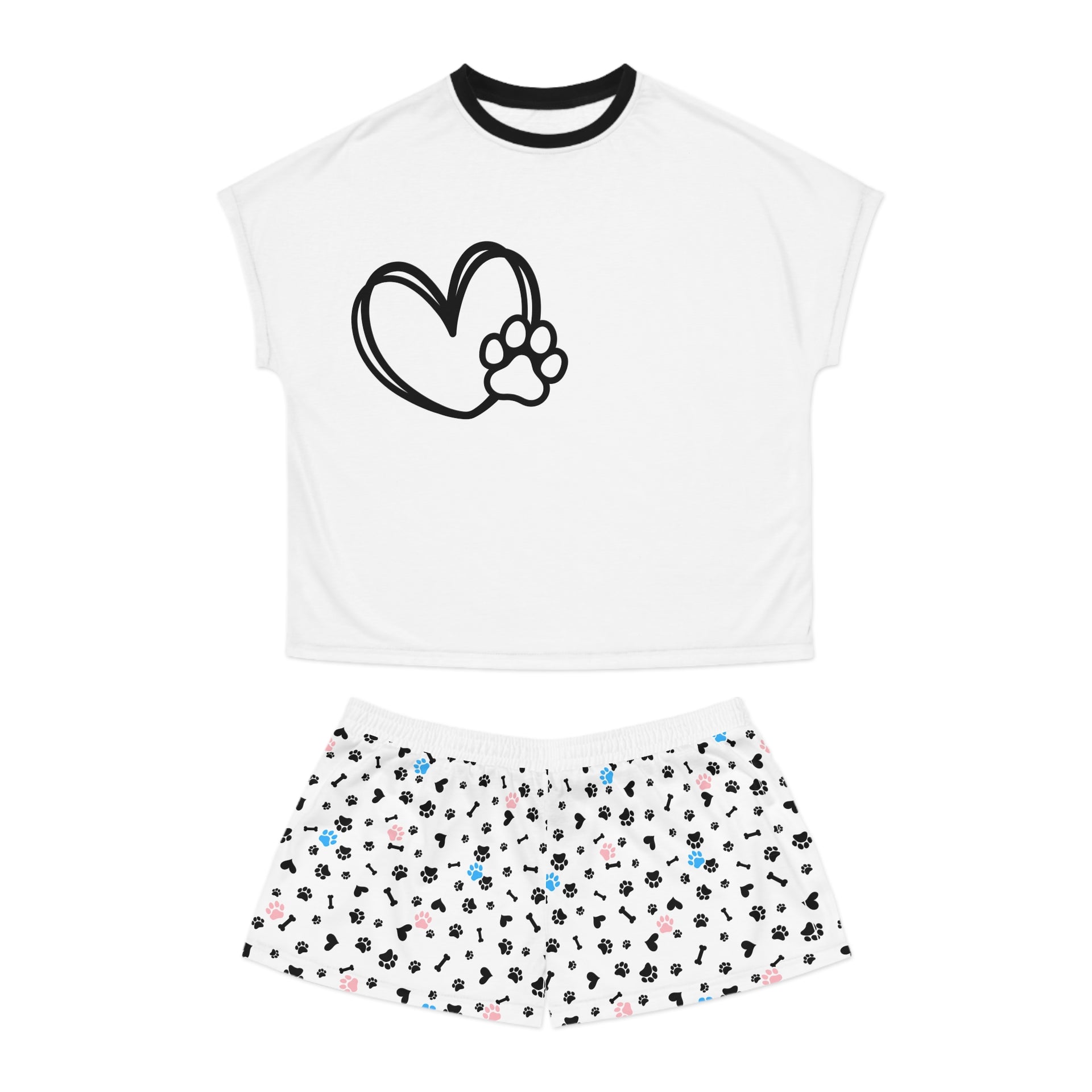 Pajama Set - Women's Shorts, Dog Lover