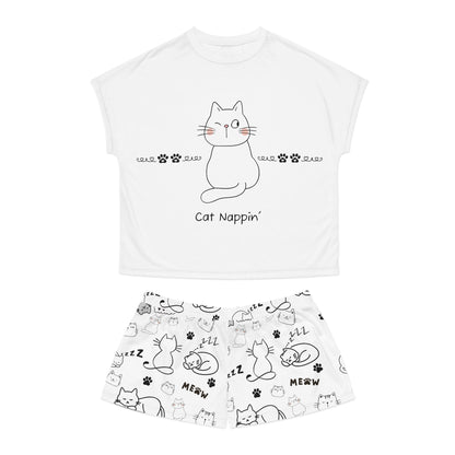 Women's Short Pajama Set - Cat Lover (Personalization Available)