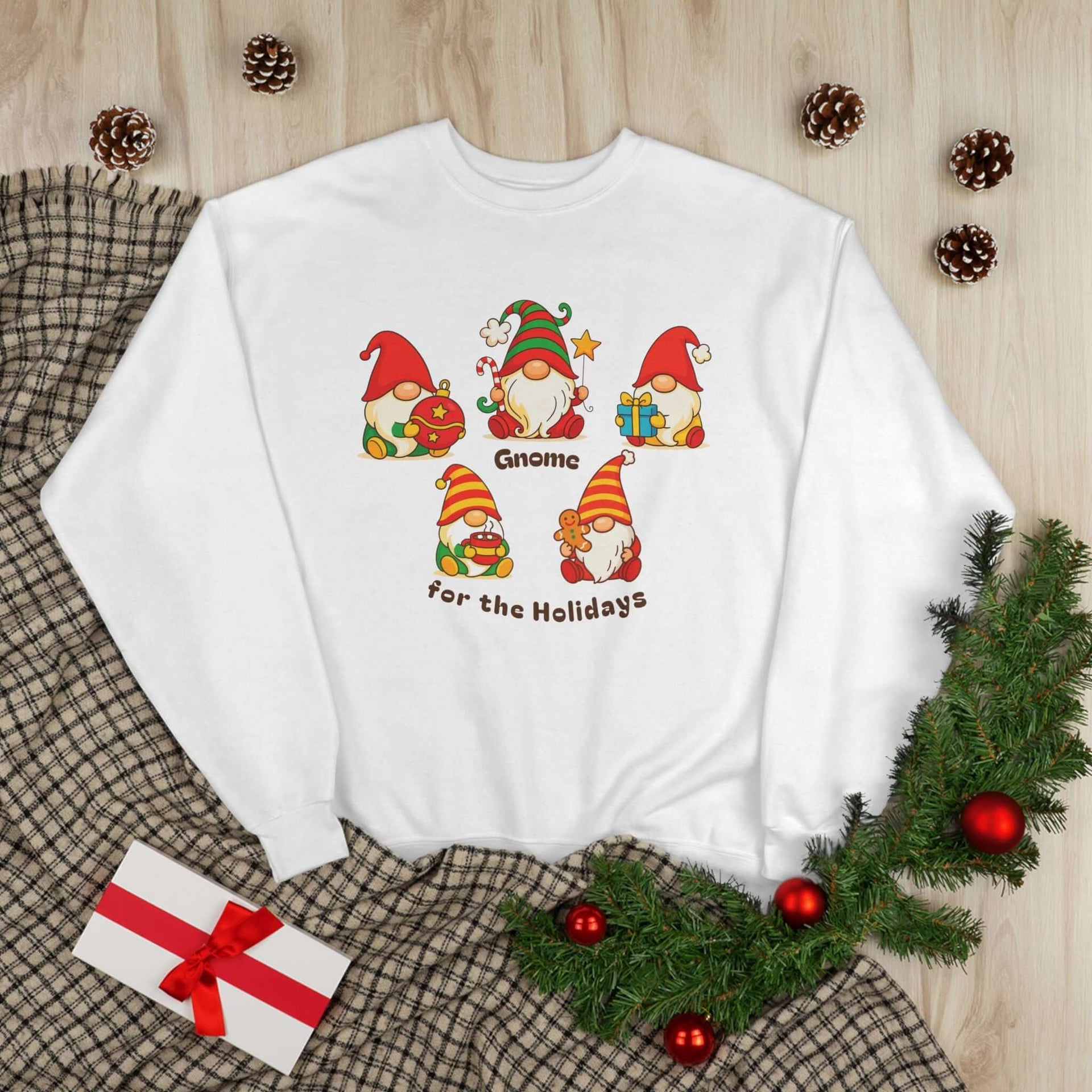Holiday Gnome Crewneck Sweatshirt