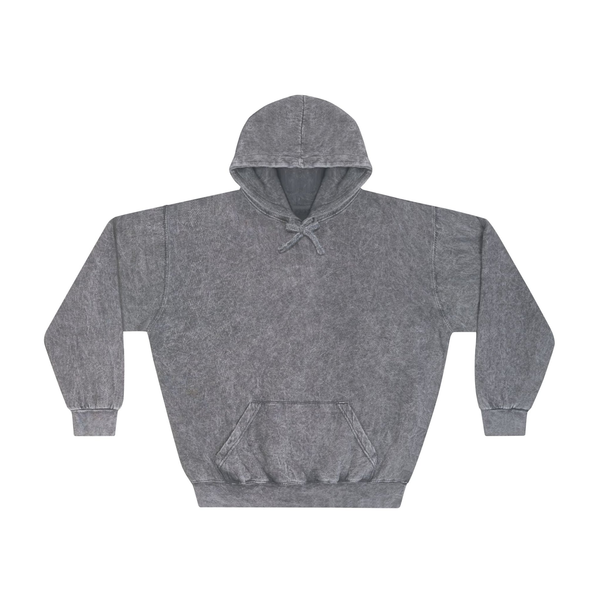 Unisex Mineral Wash Hoodie - 'GIVE' Inspirational Sweatshirt