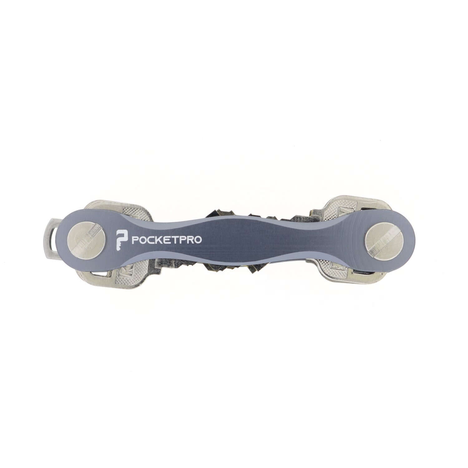 PocketPro Edge Key Organizer, a slim aluminum key organizer, featuring a sleek design for everyday carry.
