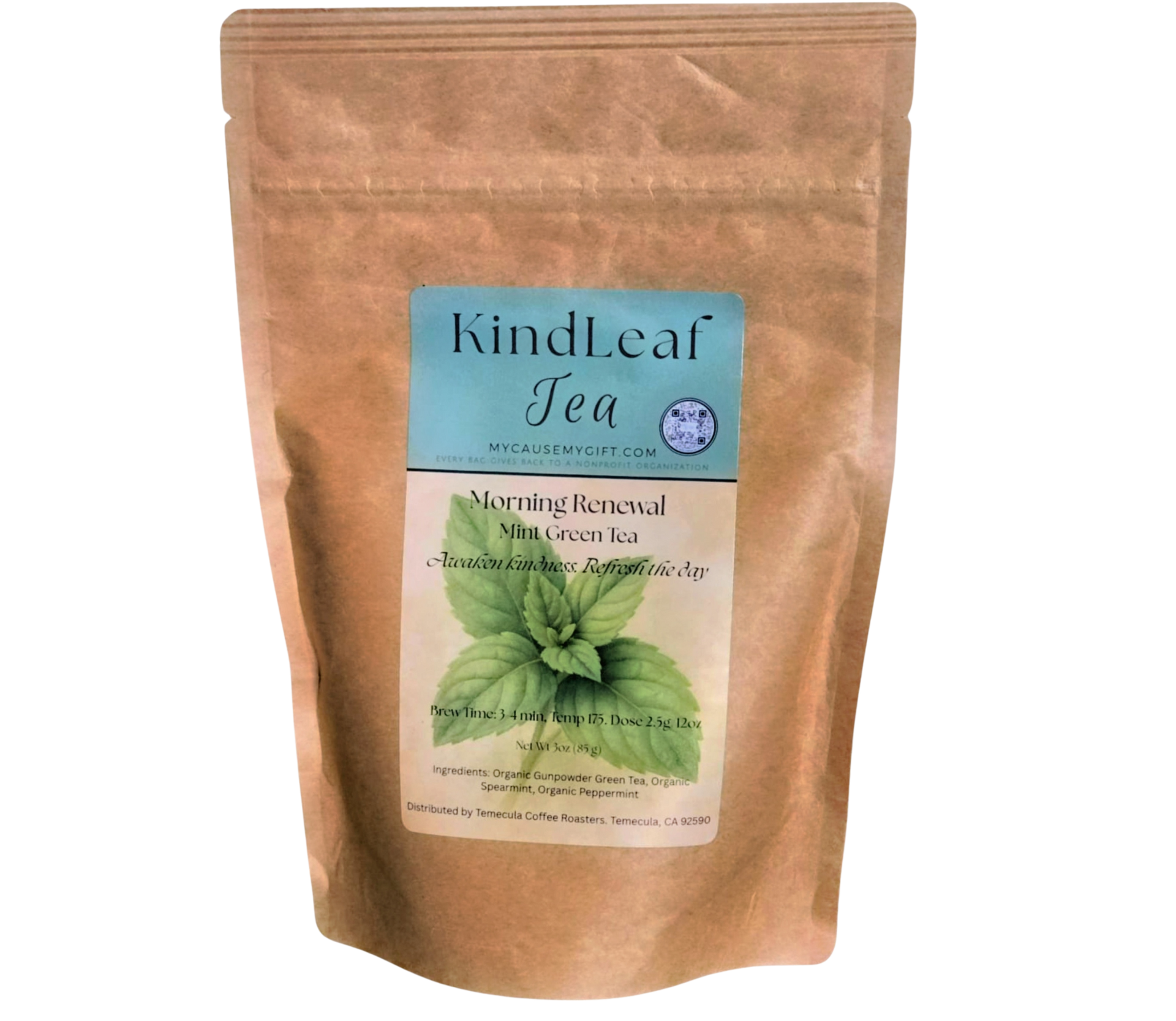 Kindleaf Tea Mint bag