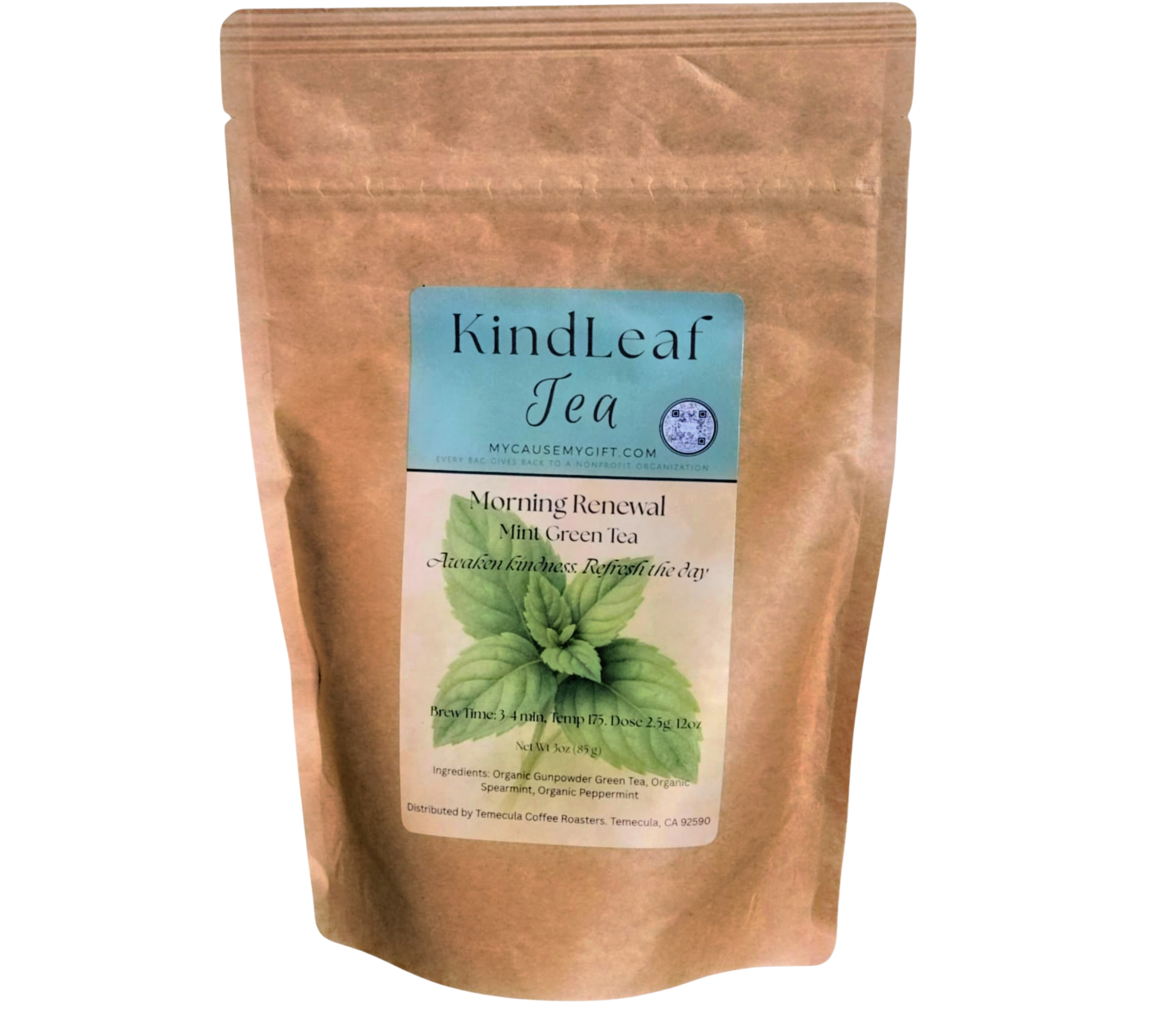 Kindleaf Tea Mint bag
