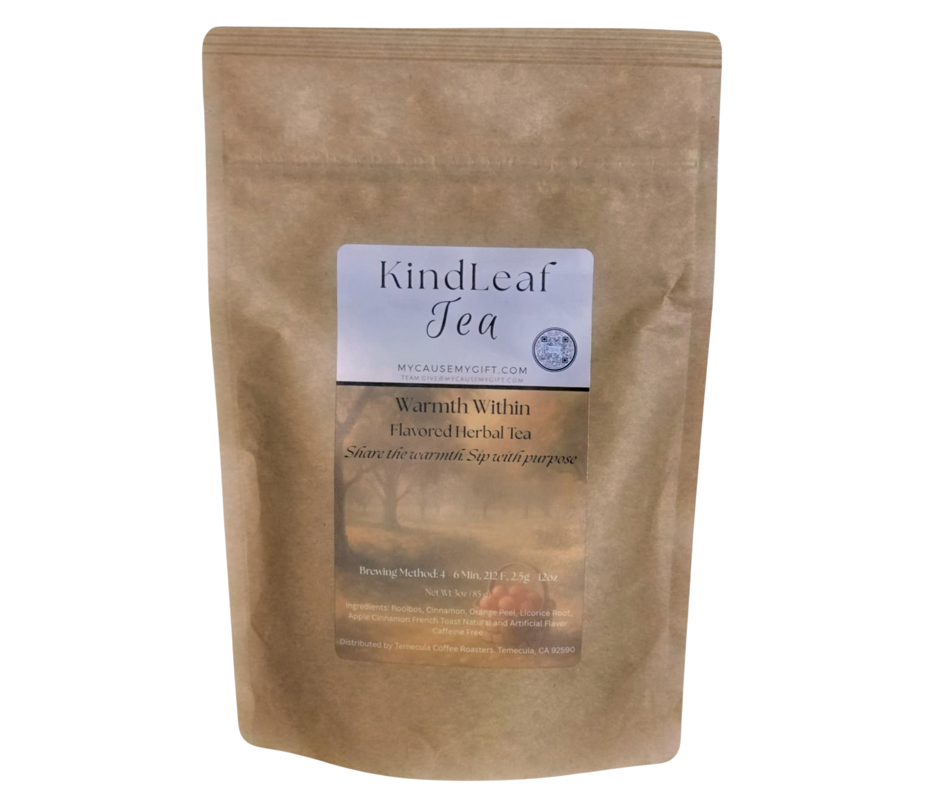 KindLeaf Tea - Apple Tea package on a white background