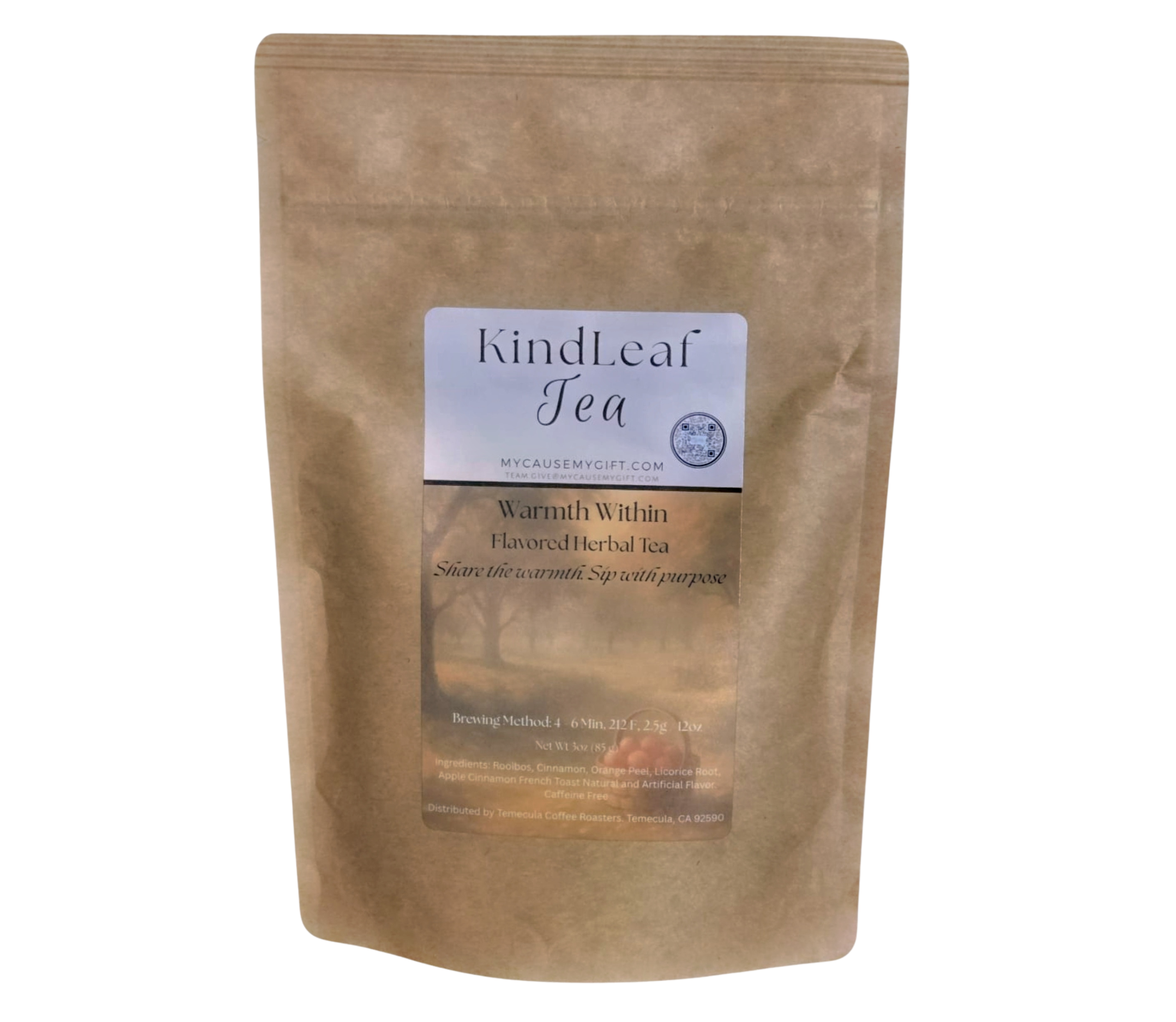 KindLeaf Tea - Apple Tea package on a white background