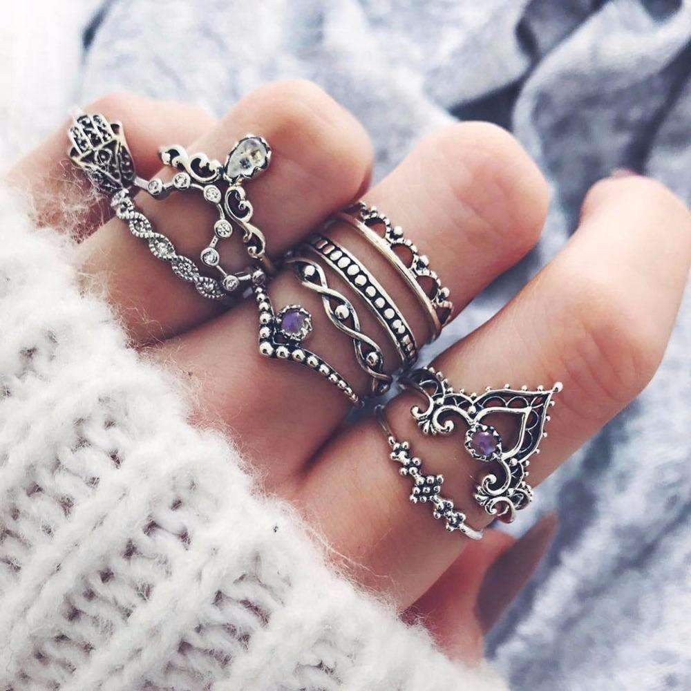 Ring Set - Vintage Stackable