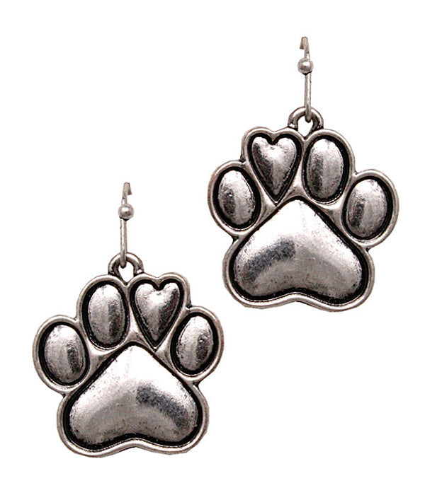 Earrings - Paw Print