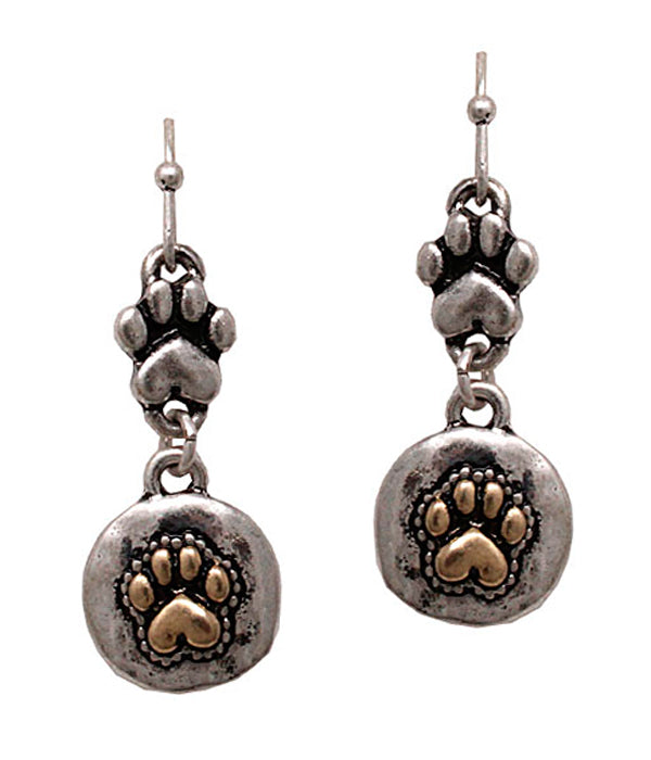 Earrings - Paw Prints