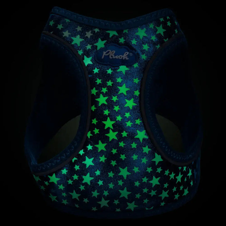 glow in the dark dog harness reflective safety dog harness at night