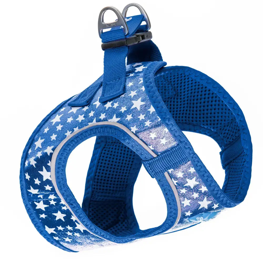 step in dog harness navy adjustable plush dog harness with buckle