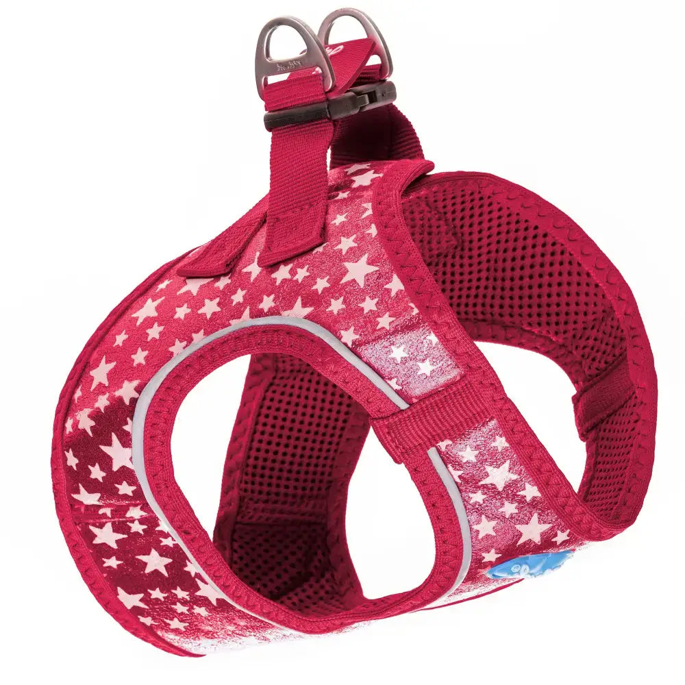 red step in dog harness adjustable no choke dog harness