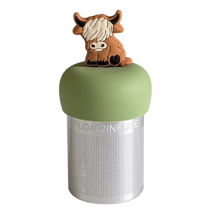 Floating Adult Highland Cow Tea Infuser - Tea Infuser Highland cow for loose leaf tea brewing.