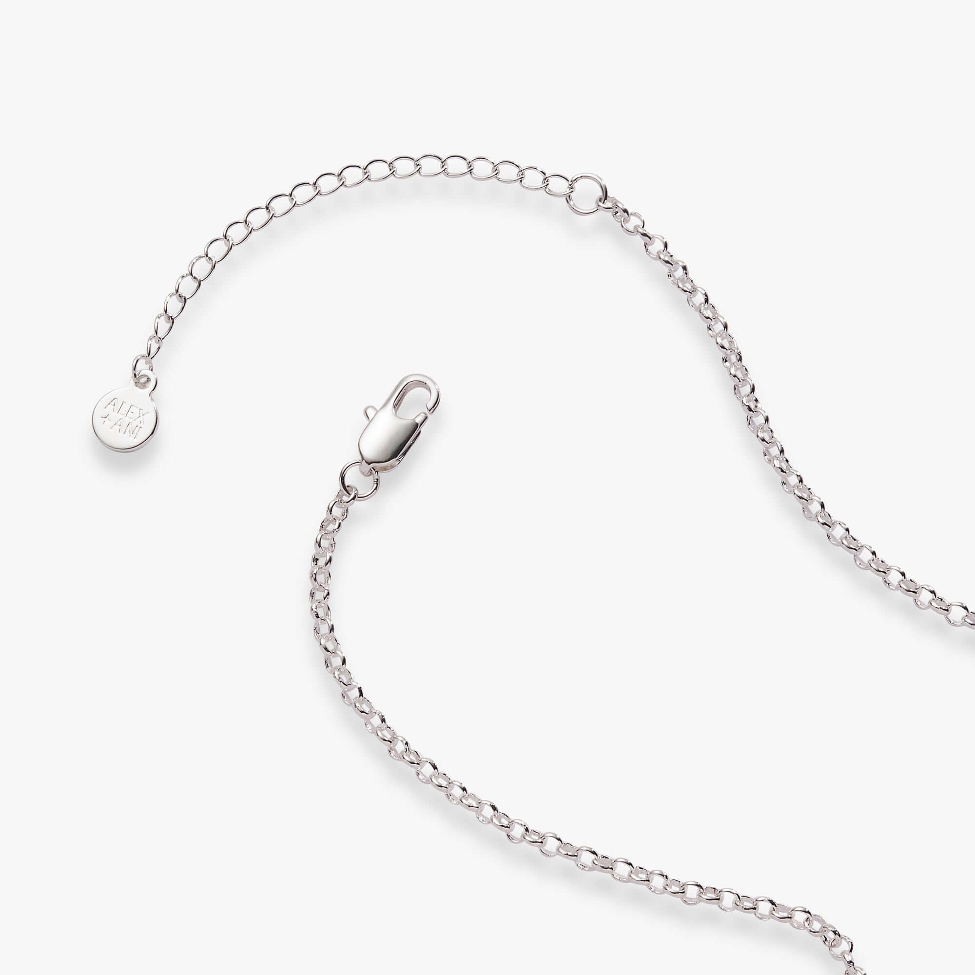 Silver teapot locket necklace chain detail